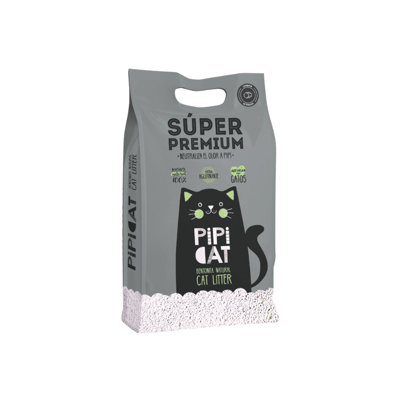 <strong>Maucat</strong> Arena para Gatos Aglutinante, Bentonita y Carbon Activado, Aroma Lavanda, bolsa 15 kg