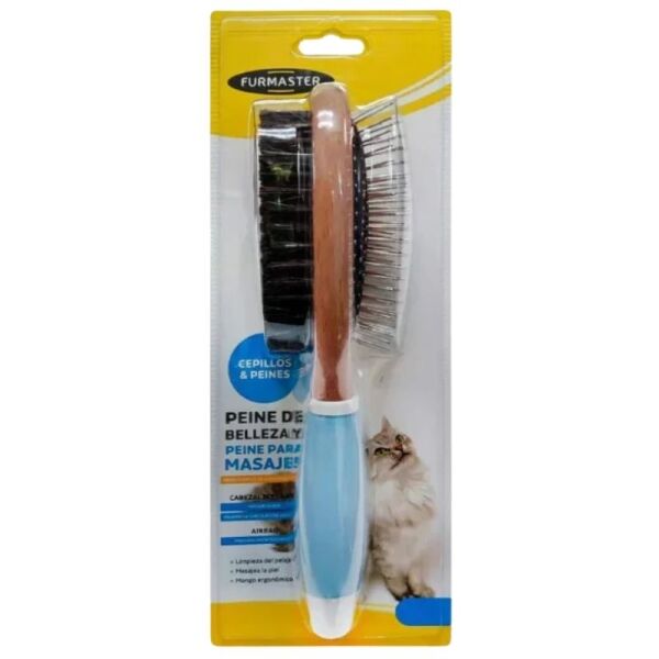 <strong>Marben Pets</strong> Furmaster Cepillo Doble Cara para mascotas, talla S