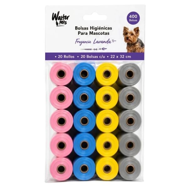 <strong>Marben Pets</strong> Set de Bolsas aroma Lavanda, 20 rollos de 20 bolsas c/u