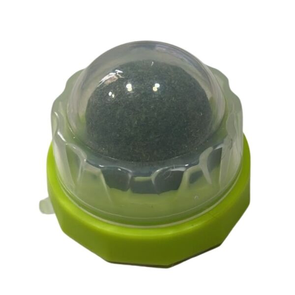 <strong>Wonder Cat</strong> juguete con Bola giratoria de Catnip, Hierba Gatera para estimulación y juego, base de 5 cm de ancho - Imagen 2