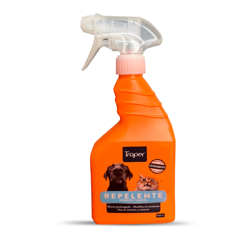 <strong>Traper</strong> Repelente para Perros y Gatos Listo para Usar, Entrenamiento de Zonas Prohibidas, botella de 500 cc
