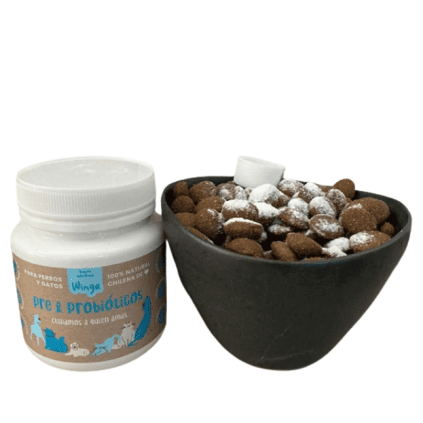 <strong>Winga</strong> Pre & Probióticos para Perros y Gatos en polvo, pote de 60 gr - Imagen 4
