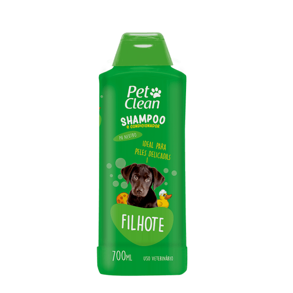 <strong>Pet Clean</strong> Shampoo y Acondicionador Cachorro, para Perros y Gatos, Capacidad de 700 ml