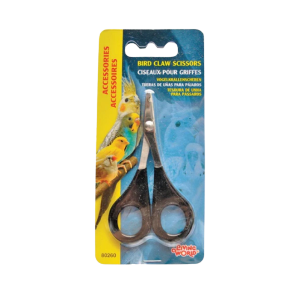 <strong>Living World</strong> Corta Uñas para Pájaros, Acero Inoxidable, Longitud 10 cm