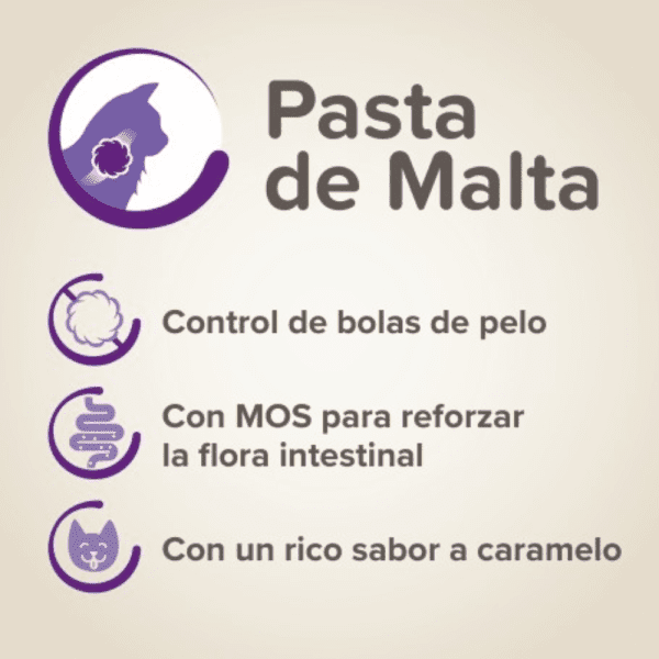 <strong>Beaphar</strong> Malt Paste Suplemento Digestivo, Pasta de Malta con MOS para Bolas de Pelo en Gatos con Pelo Largo y Corto, tubo de 100 gr - Imagen 4