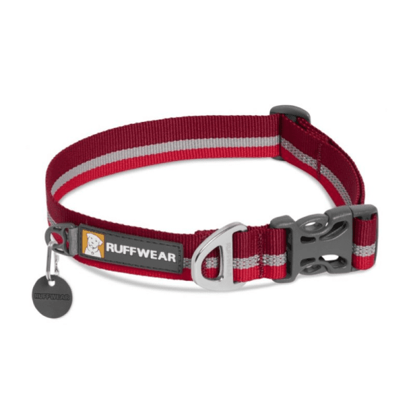 <strong>Ruffwear</strong> Crag Cinder Cone Red, Collar Reflectante para Perros, Tallas S a L