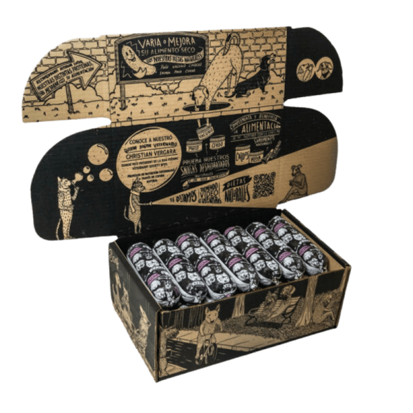 <strong>Barf</strong> Alimento Húmedo Natural Completo para Perros, Vacuno, Caja 4 kg, 20 unidades de 200 gr, en sachet - Imagen 2