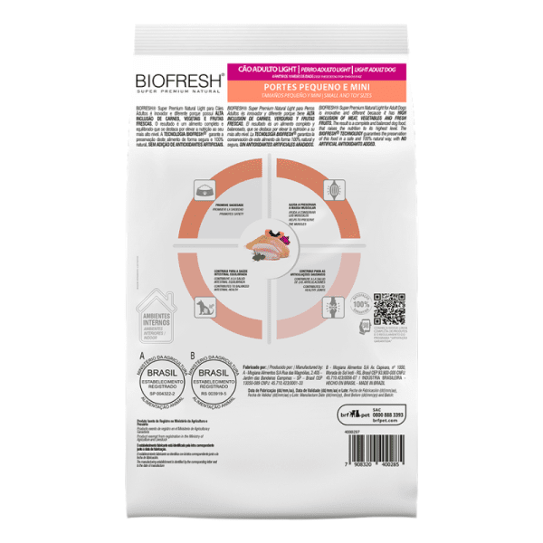 <strong>Biofresh</strong> Light, Alimento Seco para Perros, Adulto, Raza Mini/Pequeña, bolsa de 10.1 kg - Imagen 3