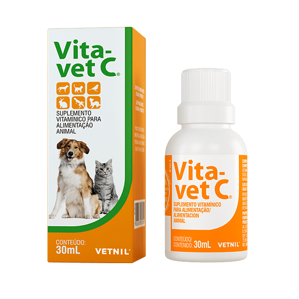 <strong>Vita‑Vet C</strong> Suplemento Líquido de Vitamina C para Perros, Gatos, Aves y Reptiles, frasco de 30 ml