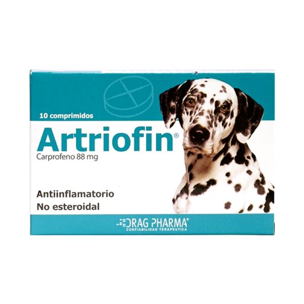 <strong>Artriofin</strong> Suplemento Articular, Glucosamina y Condroitina para Perros y Gatos, formato 10 comprimidos
