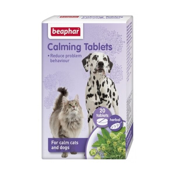 <strong>Beaphar</strong> Calming Tablets, Calmante en Tabletas para Perros y Gatos, 20 comprimidos