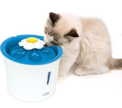 <strong>Catit</strong> Flower Fountain LED, Fuente Bebedera para Gatos, Capacidad 3 lt - Imagen 2