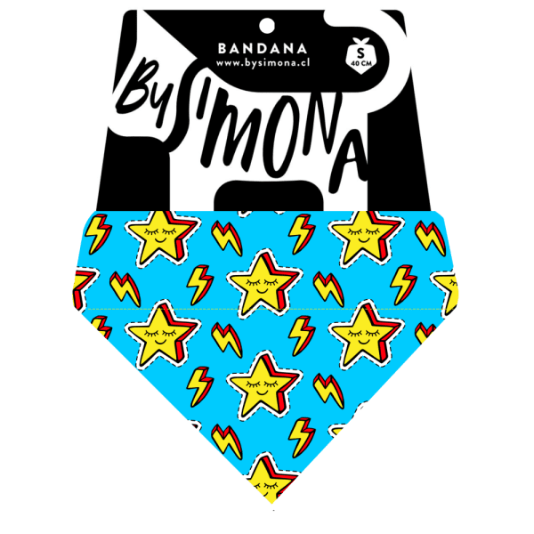 <strong>By Simona</strong> Stars, Bandana con Chiporro para Perros