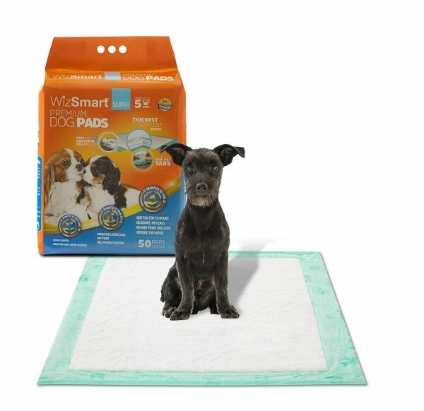 <strong>WizSmart</strong> Sabanillas Super Absorbentes para Perros, 59.6 x 55.8 cm, 50 Unidades - Imagen 2