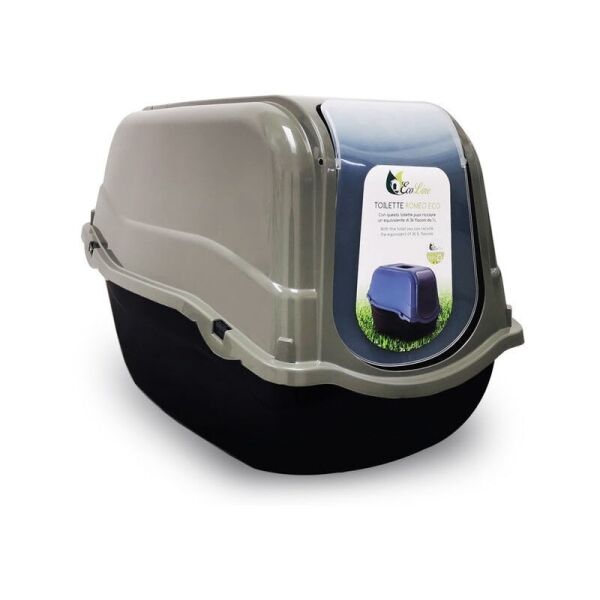 <strong>Marben Pets</strong> Baño Sanitario Cerrado Eco Line para Gatos, Material Reciclado