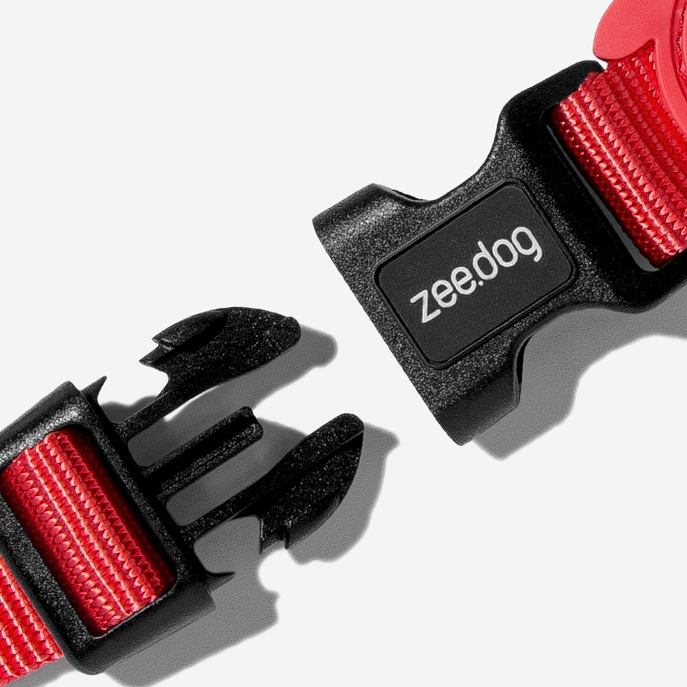 <strong>Zee.Dog</strong> Neon Coral, Collar Ajustable de Polyester para Perros, Tallas: XS, S, M, L - Imagen 3