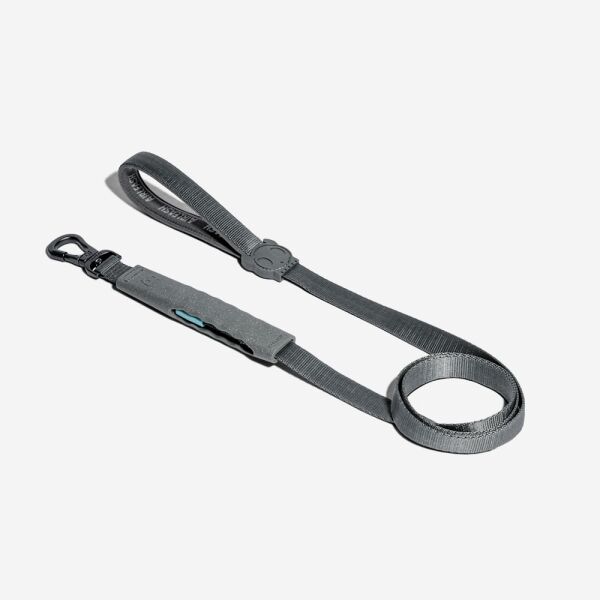 <strong>Zee.Dog</strong> Air Leash Carbon, Correa Anti-Tirones de Polyester Suave de Alta Resistencia para Perros, Medidas: 1,5 mt de largo, 2,5 cm de ancho