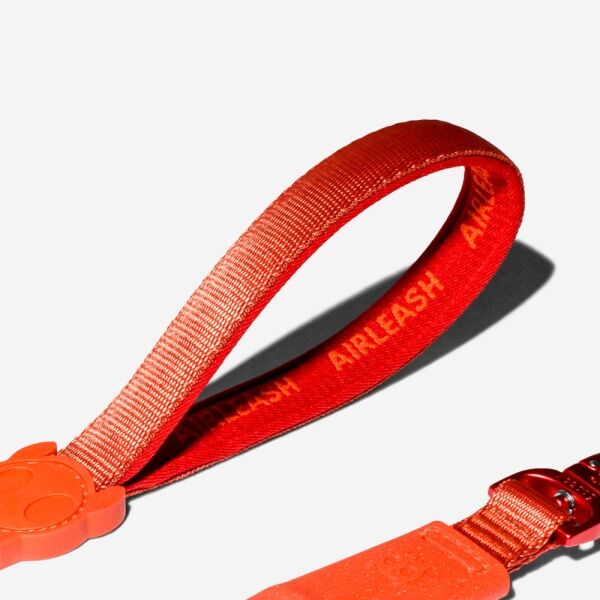 <strong>Zee.Dog</strong> Air Leash Crimson, Correa Anti-Tirones de Polyester Suave de Alta Resistencia para Perros, Naranjo, 1.25 mt x 2.5 cm - Imagen 4