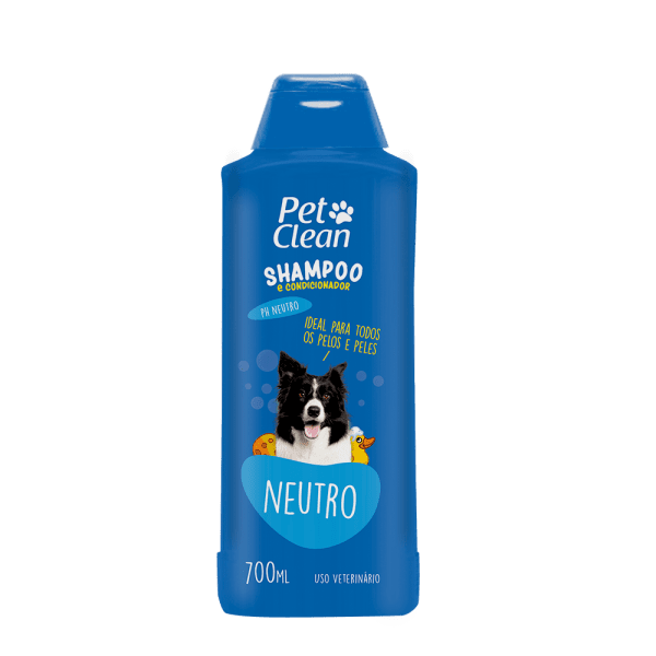 <strong>Pet Clean</strong> Shampoo y Acondicionador Neutro para Perros y Gatos, Envase de 700 ml
