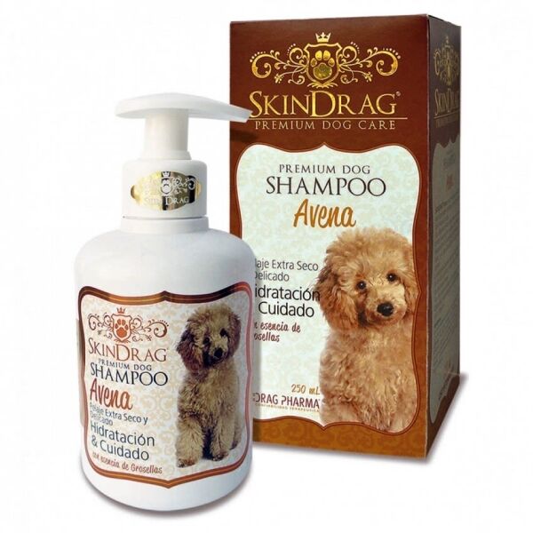 <strong>Drag Pharma</strong> Skindrag Avena, Shampoo para Perros, Botella de 250 ml