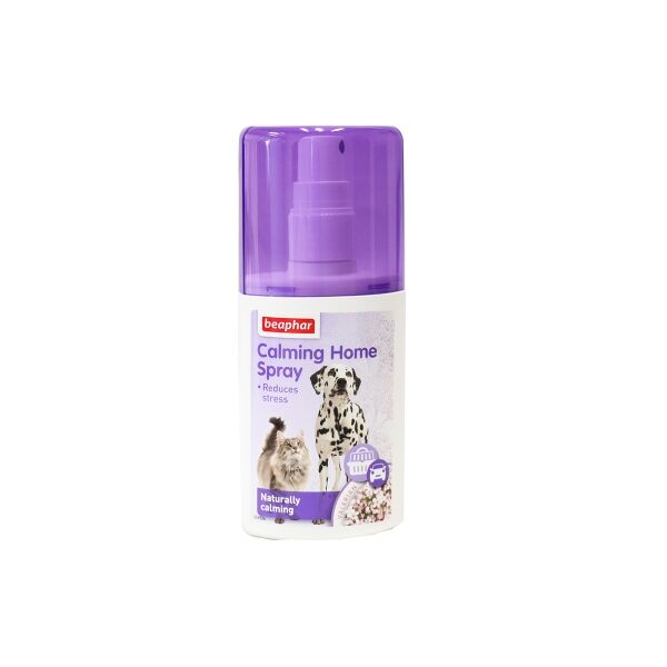 <strong>Beaphar</strong> Calming Home Spray, Control de Estrés y Ansiedad Ambiental para Perros y Gatos, botella de 125 ml