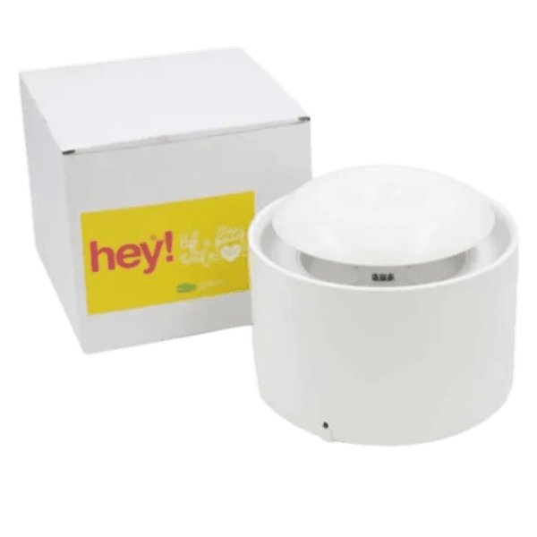 <strong>Hey!</strong> Fuente de Agua para Gatos, Diámetro 20 cm, Sistema de Filtrado Silencioso