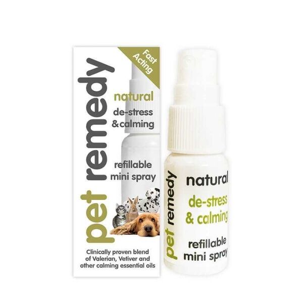 <strong>Pet Remedy</strong> De-Stress & Calming, Spray Calmante y Antiestrés Natural para Mascotas, frasco de 15 ml