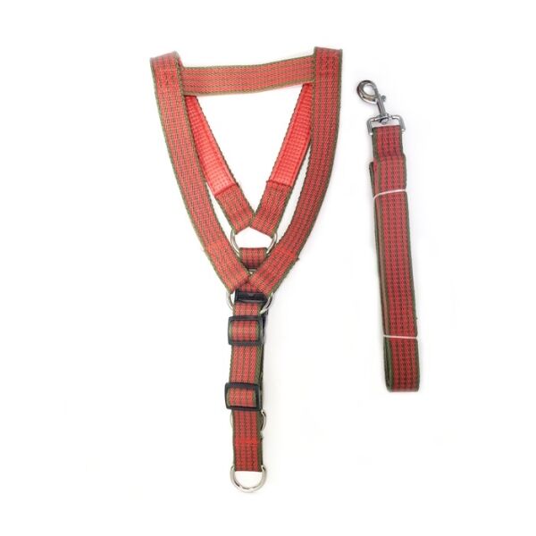 <strong>Marben Pets</strong> Arnés Acolchado para Perros, Rojo y Verde, Talla XXL: 120 cm pecho