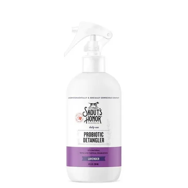 <strong>Skouts Honor</strong> Desenredante Probiotico para Perros y Gatos, Hidrata y Suaviza Piel y Pelaje, Envase de 236 ml