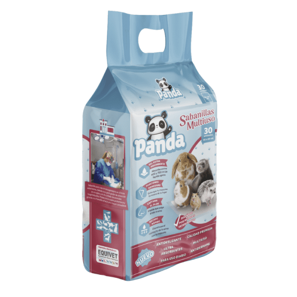 <strong>Panda</strong> Sabanillas Multiuso para Mascotas, Aroma Atractivo, 60 x 60 cm, 30 Unidades