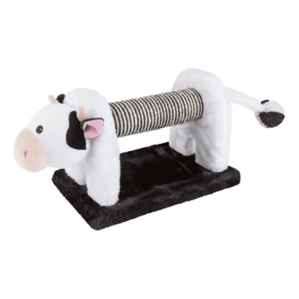 <strong>Marben Pets</strong> Rascador en Forma de Vaca para Gatos, Felpa Resistente