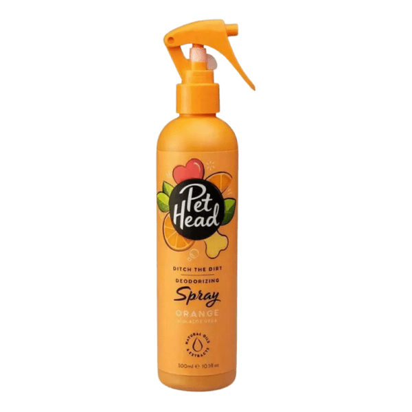 <strong>Pet Head</strong> Ditch the Dirt Spray Desodorante para Perros, Neutralizador de Olores con Fragancia de Naranja, 300 ml