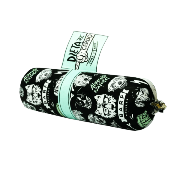 <strong>Barf</strong> Alimento Húmedo Natural Completo para Perros, Cerdo, Sachet de 200 gr, 1 Unidad