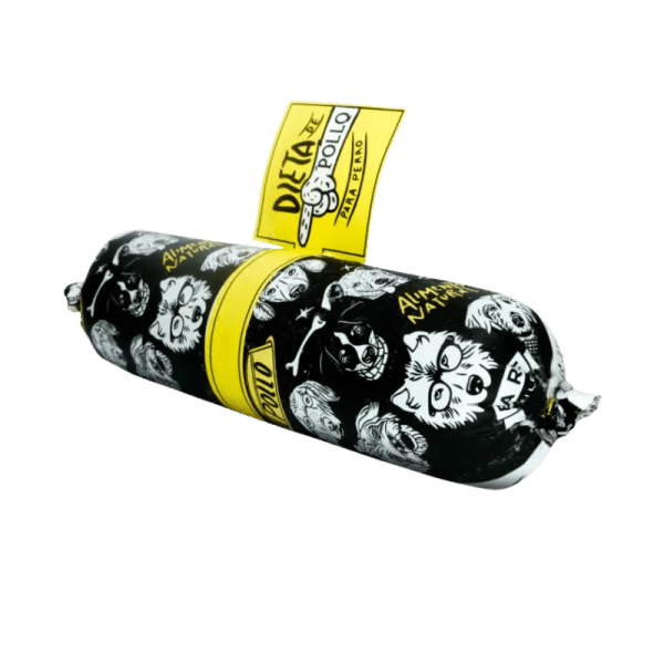 <strong>Barf</strong> Alimento Húmedo Natural Completo para Perros, Pollo, Sachet de 200 gr, 1 Unidad