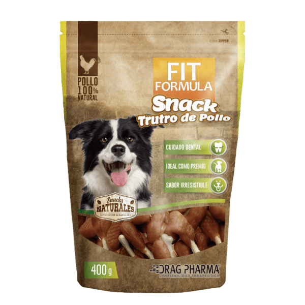 <strong>Fit Formula</strong> Snack Truto de Pollo, Snack para Perros, bolsa de 400 gr