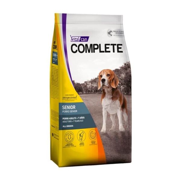 <strong>Vitalcan Complete</strong> Senior All Breeds, Alimento Seco para Perros Senior, Todas las Razas, bolsa de 20 kg