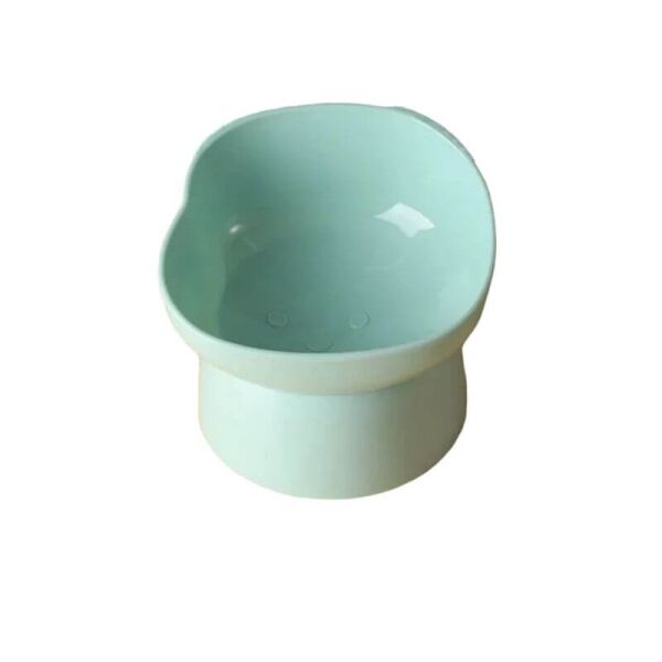 <strong>Wonder Pet</strong> Plato Individual Elevado en Plástico ABS para Mascotas, Alimento o Agua, Color Verde