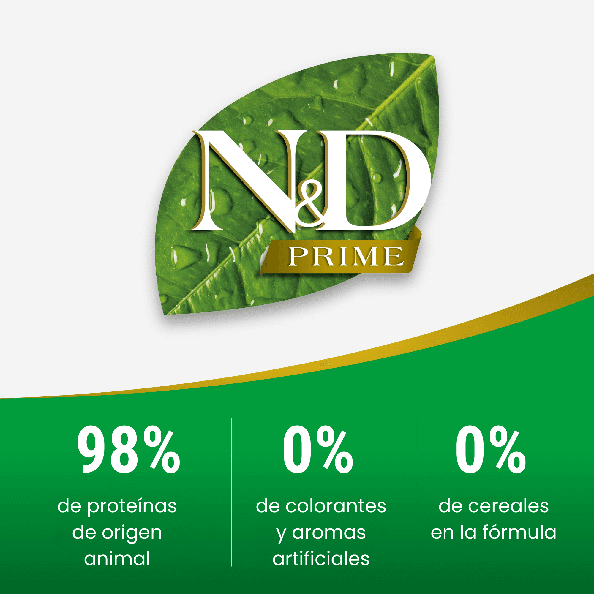 <strong>N&D</strong> Prime Adult Cat Castrados, Alimento Seco para Gatos Adultos, Castrados, Pollo y Granada, bolsa de 1.5 kg - Imagen 2