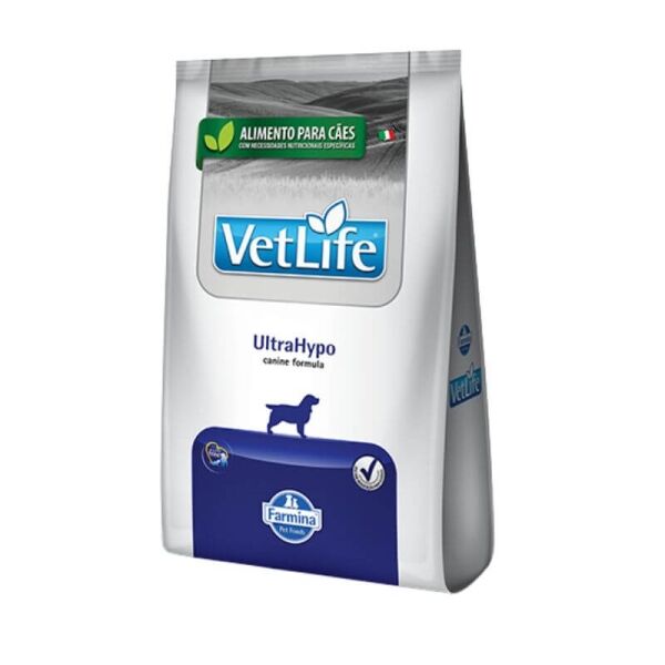 <strong>VetLife</strong> UltraHypo, Alimento Seco para Perros con Reacciones Adversas Alimentarias, Ultra Hipoalergénico, Pescado Hidrolizado, bolsa de 2 kg