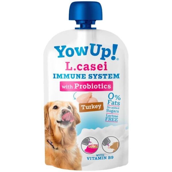 <strong>YowUp!</strong> L Casei, Yogurt con Probióticos para Perros, Pavo, sachet de 115 gr