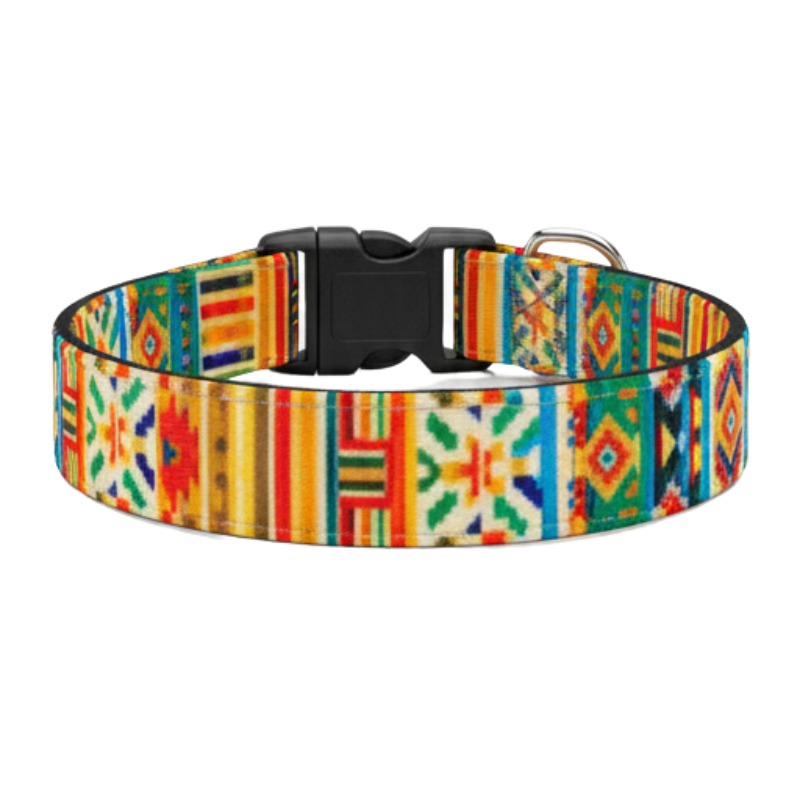 <strong>Wonder Dog</strong> JW, Collar para Perros, Amarillo Étnico, Talla XL