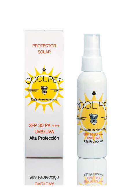 <strong>Cool Pet</strong> Protector Solar en Spray para Mascotas, FPS 30, botella de 60 ml