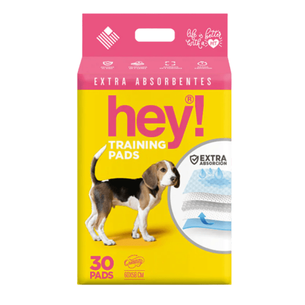 <strong>Hey!</strong> Sabanillas de Entrenamiento para Perros, Training Pads, 60 x 58 cm, 30 Unidades