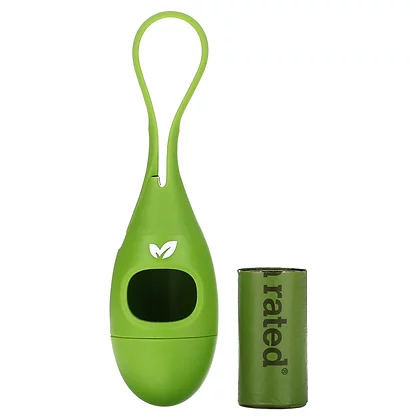 <strong>Earth Rated</strong> Dispensador de Bolsas para Perros con Gancho, Sin Olor, Incluye 15 Bolsas