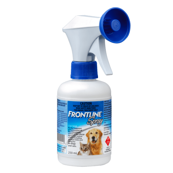 <strong>Frontline SPRAY</strong> Spray Antipulgas y Garrapatas para Perros y Gatos, botella de 100-250 ml - Imagen 3