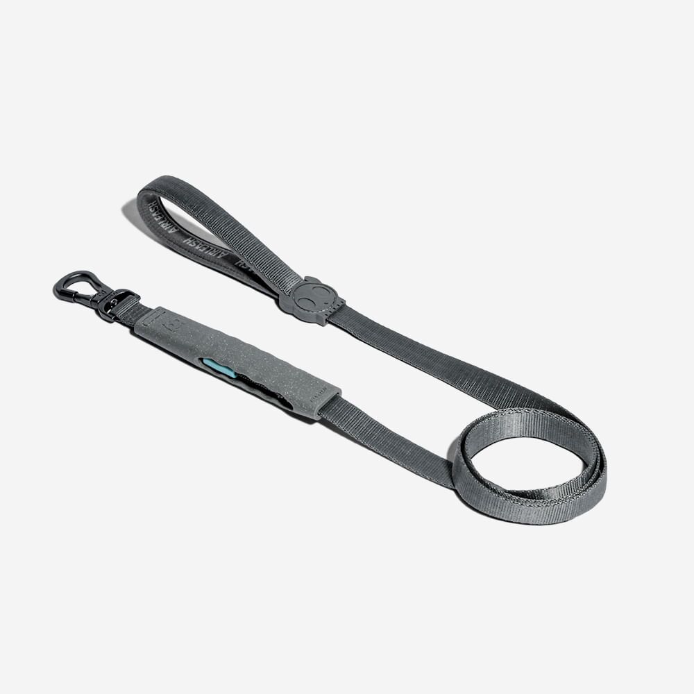 <strong>Zee.Dog</strong> Air Leash Carbon, Correa Anti-Tirones de Polyester Suave de Alta Resistencia para Perros, Medidas: 1,5 mt de largo, 2,5 cm de ancho