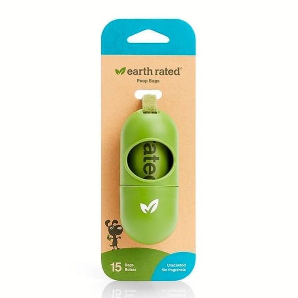 <strong>Earth Rated</strong> Dispensador de Bolsas para Perros con Gancho, Sin Olor, Incluye 15 Bolsas - Imagen 8