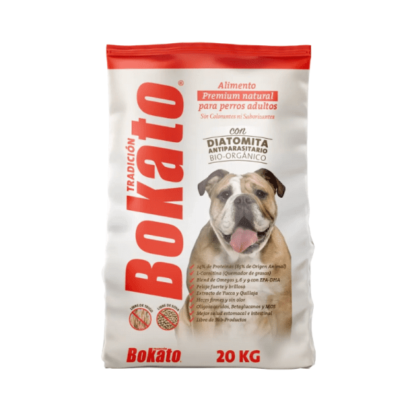 <strong>Bokato</strong> Tradición, Alimento para Perros Adultos, Super Premium, Todas las Razas, bolsa de 20 kg