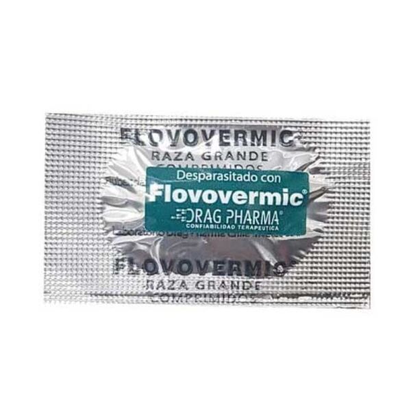 <strong>Flovovermic</strong> Antiparasitario Interno para Perros de Razas Grandes , 1 comprimido (dosis cubre 35 kg) - Imagen 2