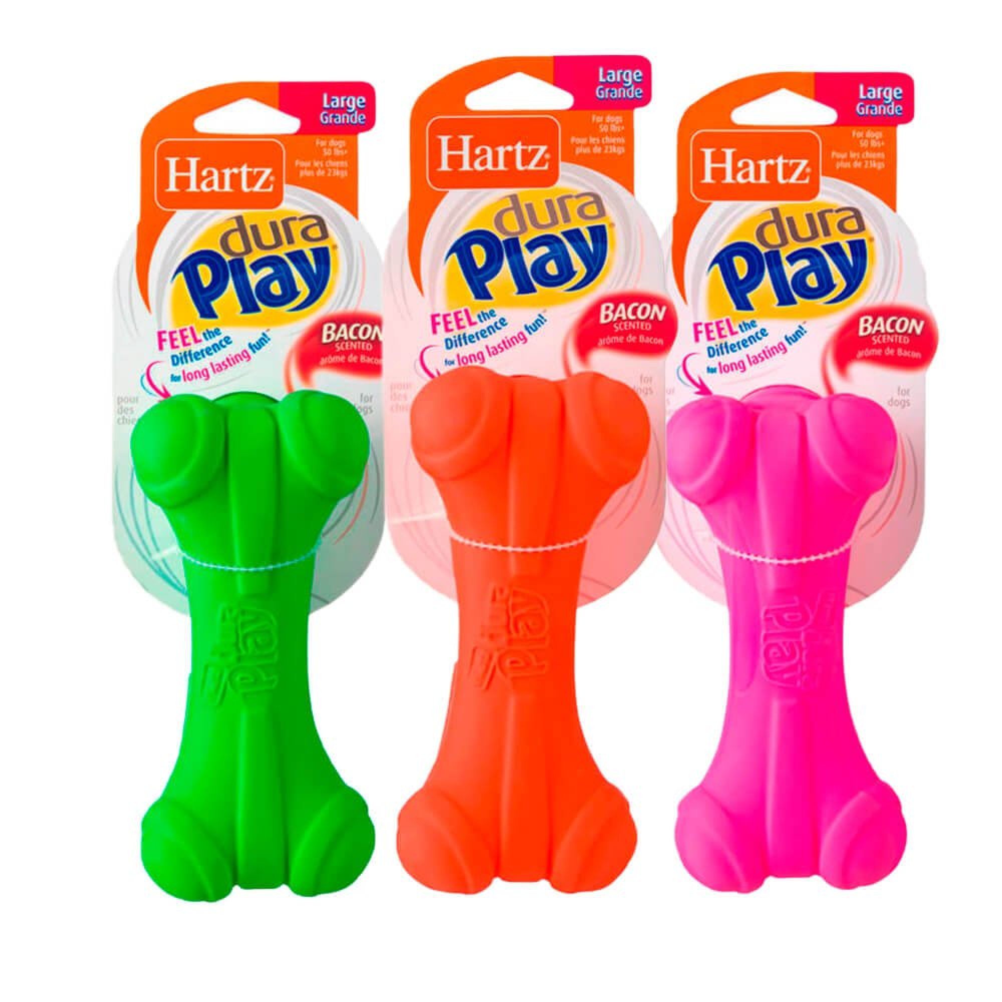 <strong>Hartz</strong> DuraPlay Hueso con Olor a Tocino, Color sujeto a disponibilidad